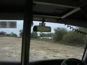 Eine schlechte Wegstrecke