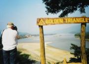 Ich am »Goldenen Dreieck«...