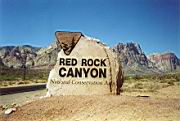Eingang des Red Rock Canyon