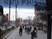 Erste Fahrt in Hanoi